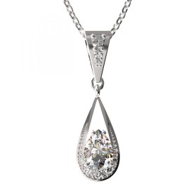 BG zlatý přívěšek 638 Bílé zlato - 585 Diamant