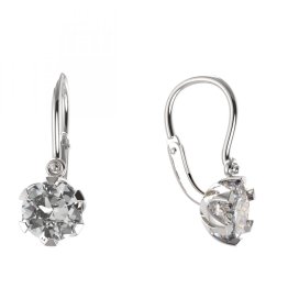 BeKid dětské náušnice 872 Bílé zlato - 585 Diamant