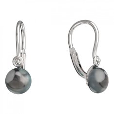 BeKid dětské náušnice 1291 s perlou Bílé zlato - 585