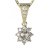 BG zlatý diamantový přívěšek  627 Žluté zlato - 585 Diamant lab-grown