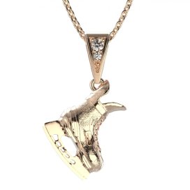 BG zlatý přívěšek Brusle 1336 Žluté zlato - 585 Diamant