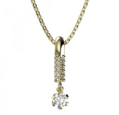 BG zlatý přívěšek 870 Žluté zlato - 585 Diamant