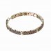 BG bracelet 041 - Metal: Silver - gold plated 925, Stone: Garnet
