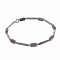 BG bracelet 648 - Metal: Silver 925 - ruthenium, Stone: Moldavite