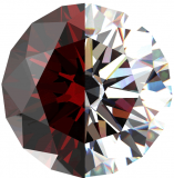 Granát a diamant