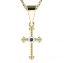 BG zlatý přívěšek křížek 1110 Bílé zlato - 585 Diamant