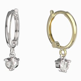 BeKid dětské náušnice 781 Bílé zlato - 585 Diamant